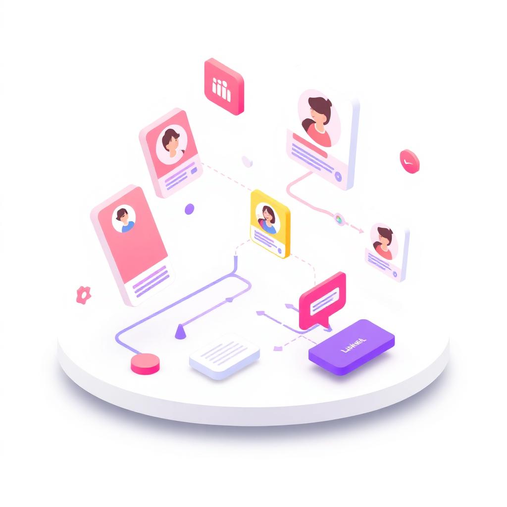 Illustration CRM sur mesure - Gestion client et workflow