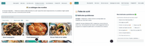 application web nutrition avec softr et airtable