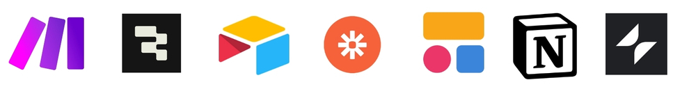 Zapier · Make · Airtable · Softr · Notion · Glide · Retool · Bubble
